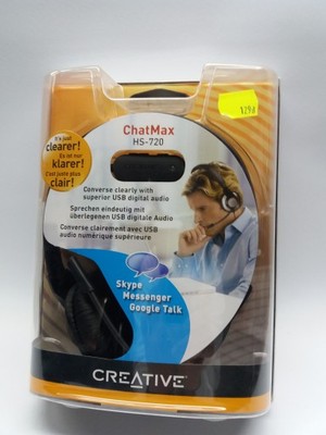 Słuchawki z mikrofonem- CREATIVE CHATMAX HS720