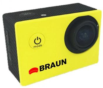 Kamera sportowa Braun Paxi Young HD żółta