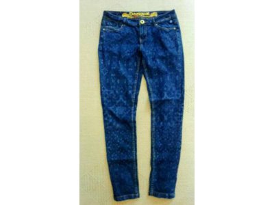 Spodnie damskie jeansowe  Desigual rurki 40/42