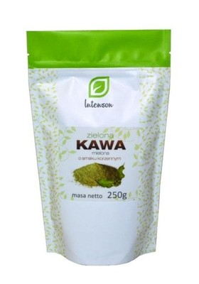 Kawa zielona mielona o smaku korzennym. 250g. W-wa