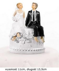 Figurka na tort weselny - skarbonka