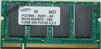Samsung 512MB DDR PC2700 333 Acer Aspire 5000 ZL5