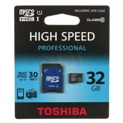microSD 32GB class 10 UHS-I Redleaf JVC Sony Drift