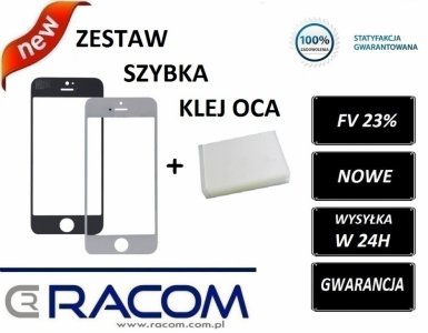 SZYBKA DOTYK LCD IPHONE 5 5S 5C + KLEJ OCA