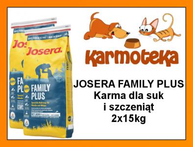 JOSERA FAMILY PLUS SALMON 2x15kg + GRATIS!!!