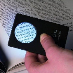 Lupa karta kredytowa 3 x + LED - Leuchtturm