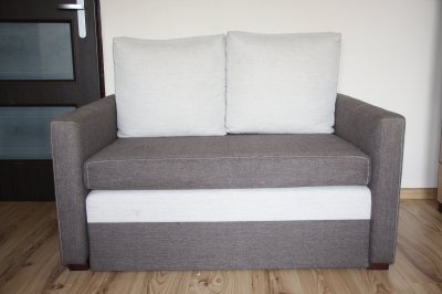 2 osobowa rozkładana sofa kanapa z funkcją spania - 6556306434 - oficjalne  archiwum Allegro