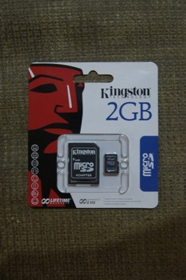 KINGSTON MICRO SD 2GB NOWY
