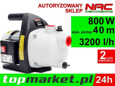 NAC Pompa DO WODY ogrodowa GPE80-K 800W W-wa 40m