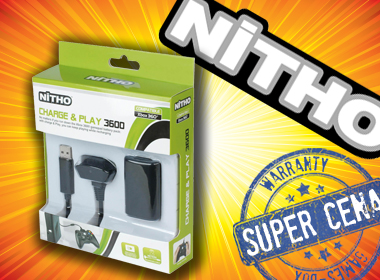 NITHO Play&amp;Charge - akumulator do padów X360