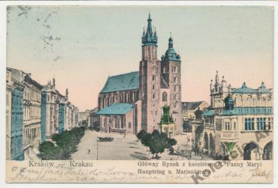 Kraków - Rynek. Długi adres 1904 r. (1006)