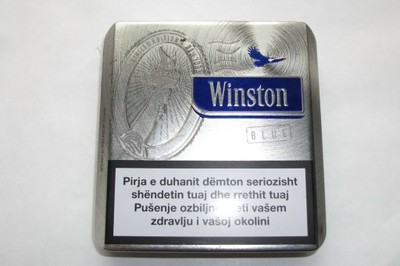 Winston pudełko metalowe