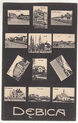 Dębica - 12 widoków - ok 1910