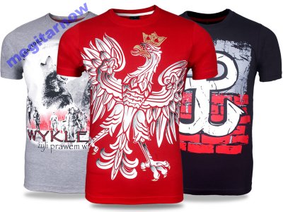 T Shirty Koszulki Patriotyczne Polska Z Orlem L 6277197284 Oficjalne Archiwum Allegro