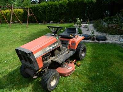 kosiarka traktorek Simplicity - do remontu - 6913535186 - oficjalne  archiwum Allegro