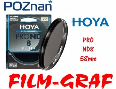 Hoya PRO ND8 - filtr neutralny szary 58mm