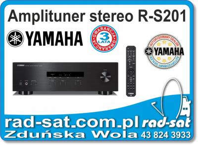 Yamaha Amplituner R-S201, 2x180W, 3 LATA GWARANCJI