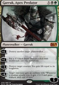 MTG redlum_info -Garruk, Apex Predator (M15)