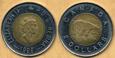 Kanada 2 Dollars - 1996r ... Monety