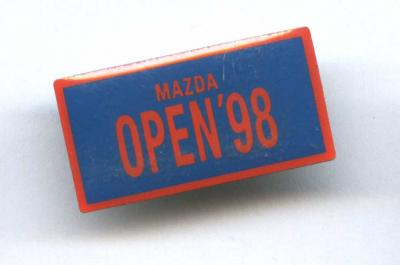 odznaka MAZDA OPEN 98 motoryzacja / TENIS