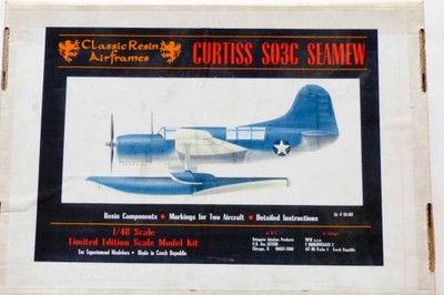 UNIKAT Classic Resin Airframes 1/48 Curtiss SO3C