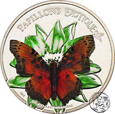 Kamerun,1000 franków, 2011, motyl