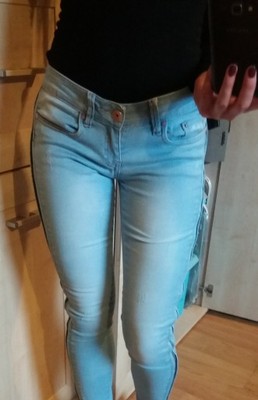 Spodnie jeansowe r 34
