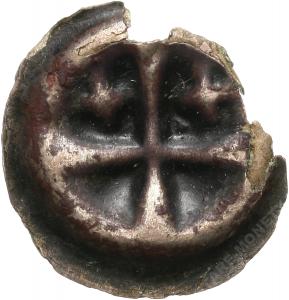 Zakon Krzyżacki, brakteat ok. 1317-1328, Krzyż