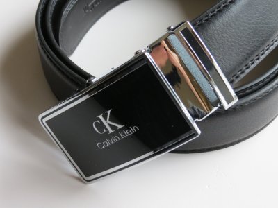 Calvin Klein CK męski skórzany pasek Klamra automa - 6508199143 - oficjalne  archiwum Allegro