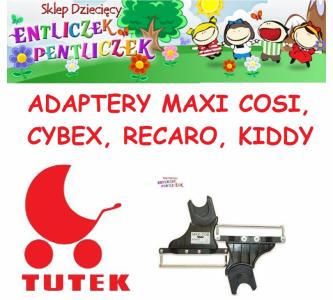 Adaptery Tutek do MAXI COSI, CYBEX, RECARO, MIMAS