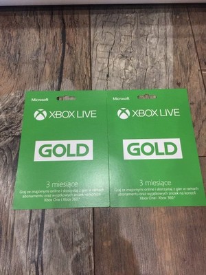 Xbox live gold 3 miesiące