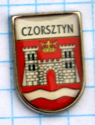 Odznak Herb Czorsztyn heraldyka lakier