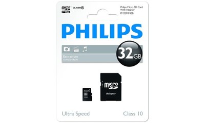 PHILIPS KARTA PAMIĘCI MICRO SD HC 32 GB + ADAPTER