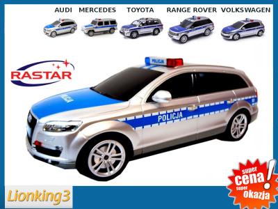 Audi Mercedes Vw Auto Rastar Policja 124 Full Rc 5743182198