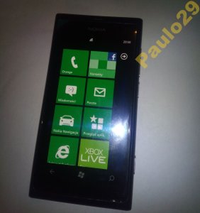Nokia Lumia 800 czarna IDEAŁ! FOLIA!