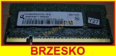 Pamięć ram Qimonda 512MB DDR2 PC2-5300S
