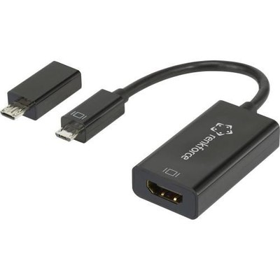 Przejściówka, adapter USB, HDMI renkforce, 0.10 m