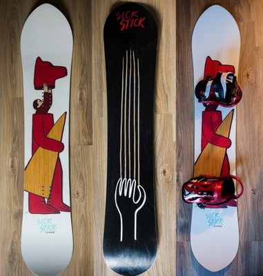 Snowboard Salomon sick stick 156cm+burton custom