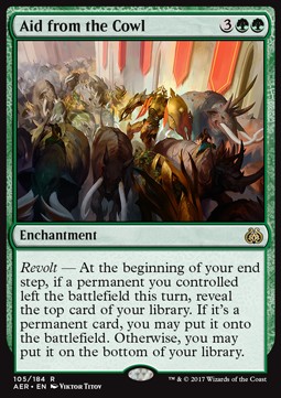MTG: Aether Revolt Aid from the Cowl