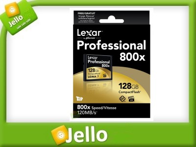 Lexar CF Card 128GB 800x Professional UDMA GW FV