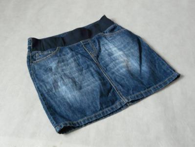 MOTHERCARE ciążowa jeansowa mini miękki pas 38