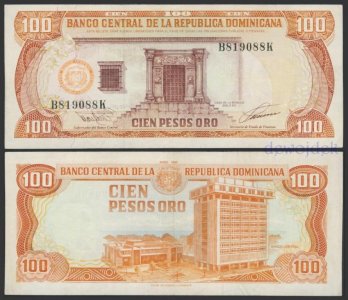 MAX - DOMINIKANA 100 Pesos Oro 1993 r. # XF-