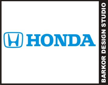 NAKLEJKA HONDA logo i napis 17cm naklejki na auto!