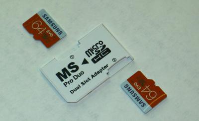 Adapter Micro SD do Memory Stick Pro Duo DUAL PSP