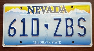 Nevada Tablica Rejestracyjna Usa 6910516113 Oficjalne Archiwum Allegro