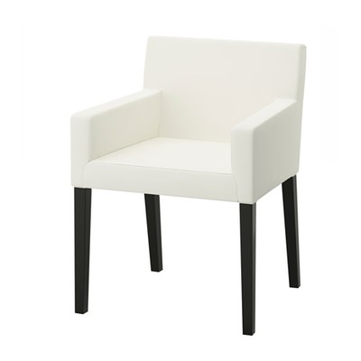 IKEA NILS - krzesło z podłokietnikami fotel - 6738380687 - oficjalne  archiwum Allegro