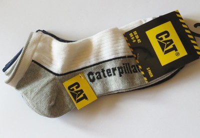 3szt Caterpillar CAT skarpetki stopki 43-46 bawełn