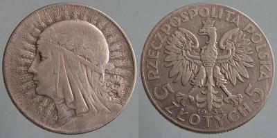 2557. Polska, 5 zł. 1934 r.