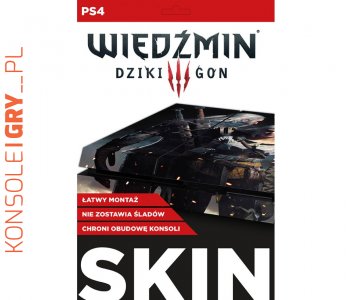 Skin Wiedźmin Geralt i Ciri PS4 NOWA w24H FOLIA WA