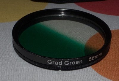 filtr połówkowy zielony 58mm